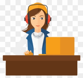 Confident Woman Ordering Research Paper Online From - Playing The Cello Clipart