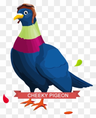 Personalise Cheeky Make It Personal - Domestic Pigeon Clipart