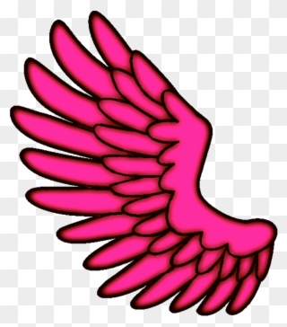 Wings Wing Pinkwings Pink Hotpink Angelwings Angel - Portable Network Graphics Clipart
