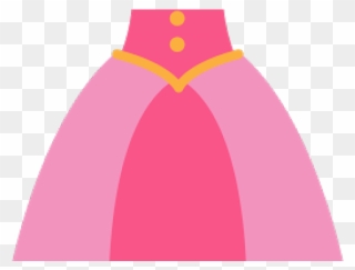 Pink Dress Clipart Pink Clothing - Pink Princess Dress Clipart - Png Download