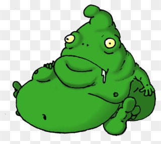 Frogs Clipart Evil - Green Blob - Png Download