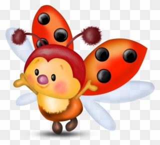 Borboletas & Joaninhas E - Clipart Png Cute Ladybug Transparent Png