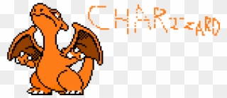 Charizard - Pärlplattor Stora Pokemon Charizard Clipart
