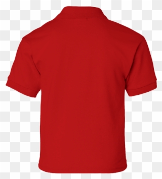 Kid's Polo Shirt Safran - Red Poloshirt Clipart