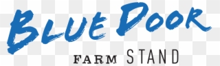 Blue Door Farm Stand Logo Clipart