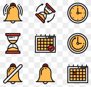 Time And Date Pack Color - Date Time And Venue Icon Clipart