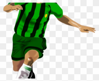 Football Player Clipart - Soccer Player Png Transparent Png