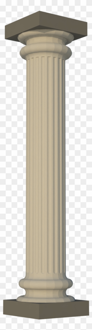 Greek Pillar Dustynus Thingiverse Png Fancy Pillar - Transparent Roman Pillar Png Clipart