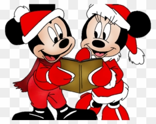 Minnie Mouse Clipart Presents - Mickey And Minnie Mouse Coloring - Png Download