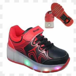 Zapatillas Con Luces - Black Clipart