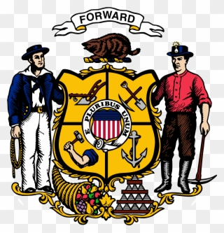 Open - Wisconsin Coat Of Arms Clipart