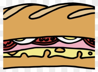 Original - Sandwich Black And White Png Clipart
