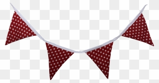 Vibrant Child Secret Bunting - Polka Dot Clipart