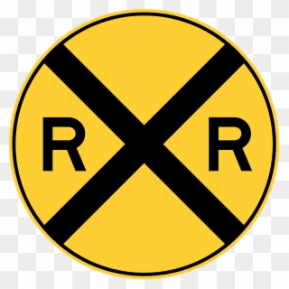 Free Library Huge Freebie Download For - Railroad Crossing Sign Clipart - Png Download