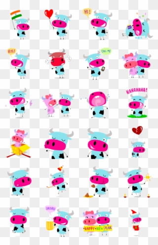 Stickers Are A Unique Way Of Sharing Your Expressions - Moohan Clipart ...