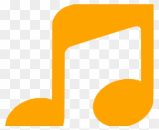 Music Icons Orange - Music Clipart