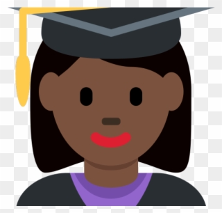 Cartoon Clipart Graduation - Estudiantes Emoji - Png Download