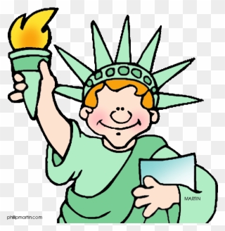 Panda Free Images Touristclipart - Statue Of Liberty Clip Art For Kids - Png Download