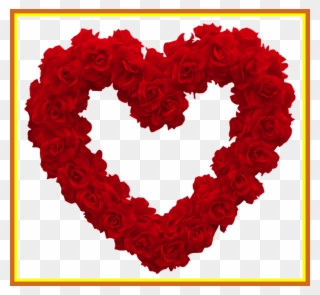 Banner Free Stock Shocking Transparent Rose Png Picture - Flower Heart Transparent Background Clipart
