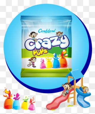 Crazy Pops - Candy Land Clipart