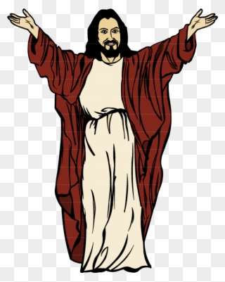 Pin Come To Jesus Clipart - Cartoon Jesus Png Transparent Png