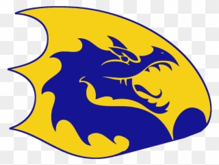 4 Doddridge County Face Off In A Class A - Cameron High School Wv Dragon Clipart