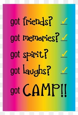 Confetti And Friends Hi From Camp Postcards - Tattoo/got Camp Post Card Set Clipart