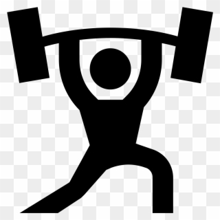 Pictures Of Weightlifting Icon - Weight Lifting Symbol Clipart