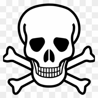 Like Poison - Skull And Crossbones Clipart - Png Download