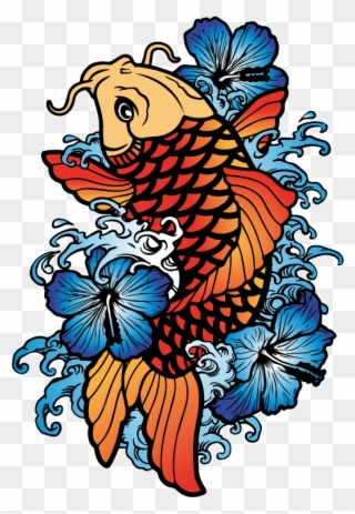 Affordable Gallery Of Awesome Cheap Great Interesting - Zippo Lighter - Koi Fish And Hibiscus Black Matte Clipart