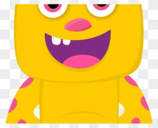 Creatures Clipart Yellow Monster - Cartoon Monster Transparent Background - Png Download
