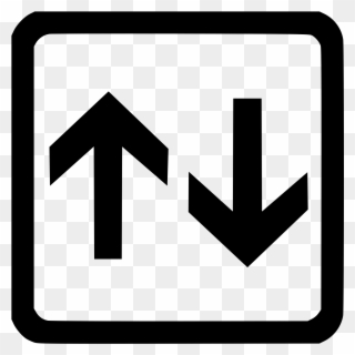 Elevator Icon Arrows - Voltar Ao Inicio Clipart