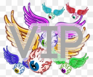 2015 Family Gathering Vip Pass - Eyeball With Wings Clipart