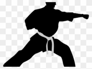 Martial Arts Clipart Symbol - Silhouette Martial Arts Png Transparent Png