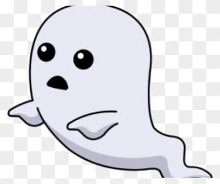 Ghost Clipart Eyes - Halloween Ghost Cute Png Transparent Png