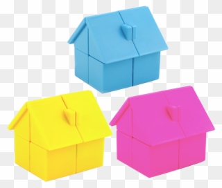 Buy Yj Yongjun House Magic Cube Puzzles Strange Shaped - Rubik's Cube Clipart