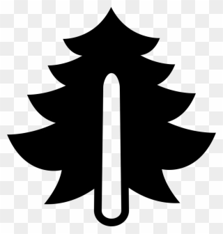 Clipart Free Pine Big Tree Png Icon Download Onlinewebfonts - Logo Gambar Pohon Hitam Transparent Png