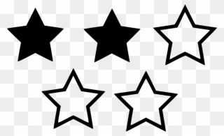 Badges, Four, Rating, Star, Votes Icon - Rating Star Icon Clipart