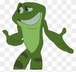 Prince Naveen Shrug By Abiogenic On Clipart Library - Prince Naveen As A Frog - Png Download