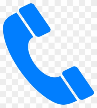 Phone Clip Art Vector Online Royalty Free & Public - Icon Telephone Blue Png Transparent Png