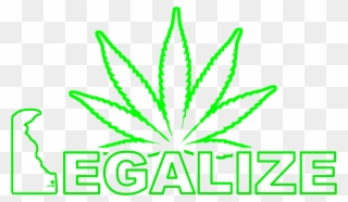 Sponsor Delaware Can To Support Cannabis Legalization - Illustration Clipart