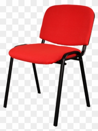 Visitor Chair Ais 01 Black Blue Grey Red - Sillas Para Oficina En Color Rojo Clipart