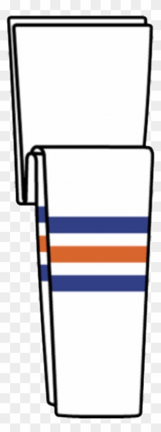 Knit Retro Nhl Pattern Socks - Ice Hockey Clipart