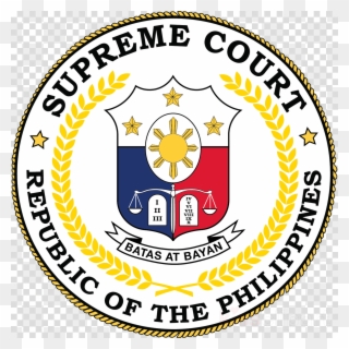 Supreme Court Of The Philippines Logo Png Clipart Supreme - Supreme Court Of The Philippines Seal Transparent Png
