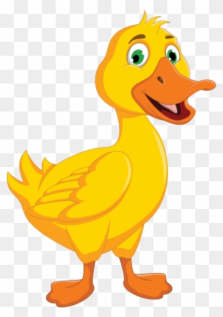 Wings Clipart Duck - Cartoon Duck Thumbs Up - Png Download