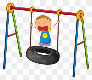 Svg Freeuse Stock Swing Clipart - Tire Swing Clipart - Png Download