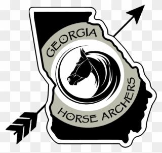 Georgia Horse Archers - Horseback Archery Tshirt Clipart