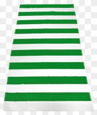 green beach towel