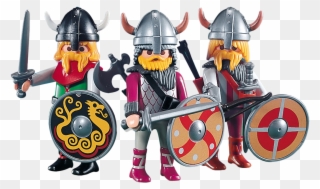 3 Vikings Warriors Clipart