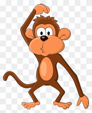 Monkey Clipart Monkey Business - Singe Dessin Animé - Png Download